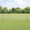 vidaXL Fence Post Silver 25 x 0.5 m (16 x 16 mm mesh) Steel