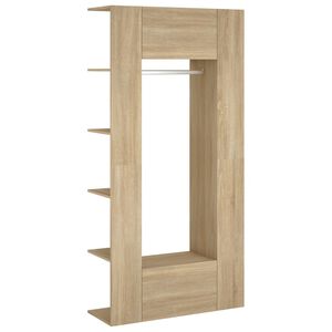 vidaXL Hallway Cabinets 2 pcs Sonoma Oak Engineered Wood