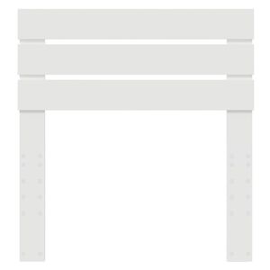 vidaXL Headboard with Headboard White 75 cm Engineered wood