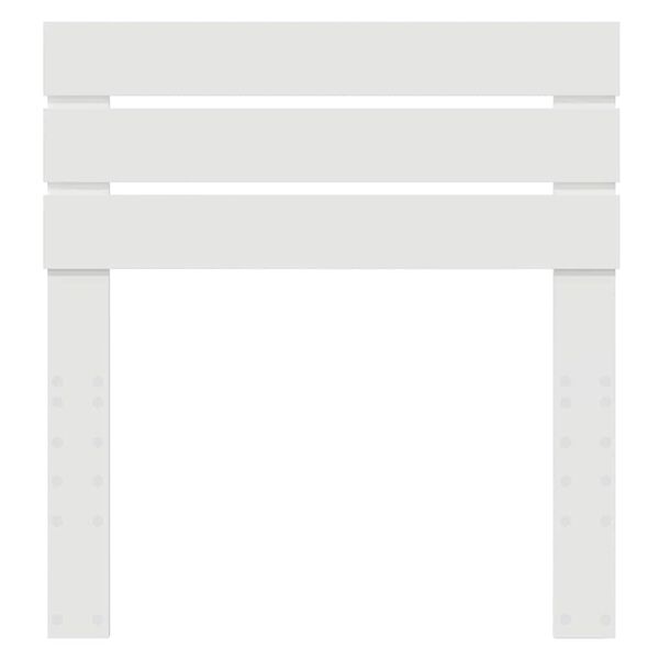 vidaXL Headboard with Headboard White 75 cm Engineered wood