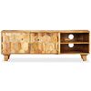 vidaXL TV Cabinet Solid Mango Wood 118x35x40 cm