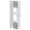vidaXL Oven Cabinets 2 pcs Kalmar Grey Sonoma Engineered Wood
