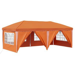 vidaXL Pop-up Party Tent 575 x 288 x 245 cm Orange