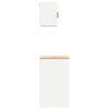 vidaXL Garage Cabinets 2 pcs White Engineered Wood