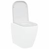 vidaXL Quick Release Toilet suitable for Seat White 44.5 x 35 x 3.6 cm