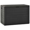 vidaXL Garden Storage Box Anthracite 78x44x55 cm