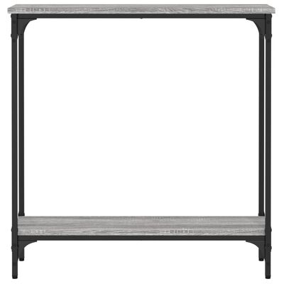 vidaXL Console Table Grey Sonoma 75x22.5x75 cm Engineered Wood