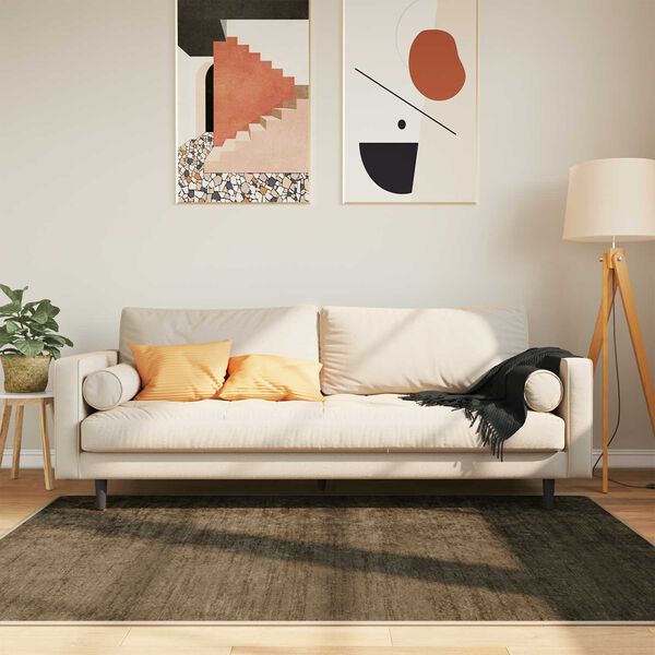 vidaXL Rug Runner MARSA Forest Green 170 x 120 cm Polyester and PVC