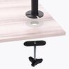 vidaXL Monitor Desk Mount 32" Double Arms Height Adjustable