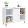 vidaXL Sink Cabinet White 80x33x60 cm Engineered Wood
