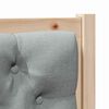 vidaXL Headboard Other Brown and light grey 75 cm Solid pine wood
