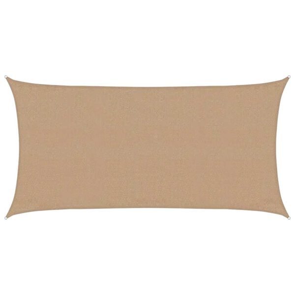 vidaXL Sunshade Sail 160 g/m&sup2; Taupe 3x6 m HDPE