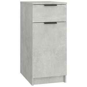 vidaXL Desk Cabinet Concrete Grey 33.5x50x75 cm Engineered Wood