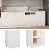 vidaXL Bottom Cabinet Lyon White 60x46x81.5 cm Engineered Wood
