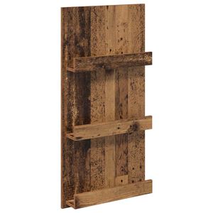 vidaXL Magazine Rack Old Wood 51 x 11 x 102 cm Engineered Wood