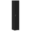 vidaXL Storage Cabinet 3 pcs Black Oak 30 x 42.5 x 225 cm