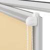 vidaXL Roller Blind Blackout Beige 70x210 cm Fabric Width 65.7 cm Polyester