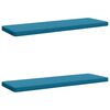 vidaXL 2-Piece Bench Cushions VUGHT 2 pcs 100% Polyester Light Blue