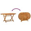 vidaXL 9 Piece Garden Dining Set Solid Wood Acacia and Textilene