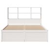 vidaXL Bed Frame without Mattress White 140x200 cm Solid Wood Pine
