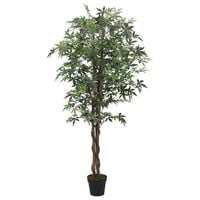 vidaXL Artificial Maple Tree 224 Leaves 80 cm Green