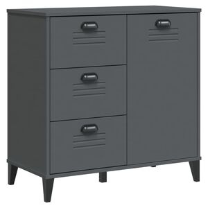 vidaXL Sideboard VIKEN Anthracite Grey 80x40x80 cm Engineered Wood