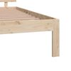 vidaXL Bed Frame without Mattress Solid Wood Pine 140x190cm