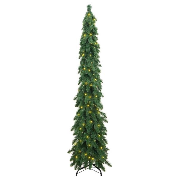 vidaXL Artificial Pre-lit Christmas Tree with 100 LEDs 180 cm