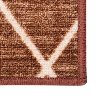 vidaXL Carpet Runner Dark Brown 80x600 cm