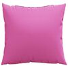 vidaXL Scatter Pillows Plain 4 pcs Pink 60 x 60 cm Polyester Farbic