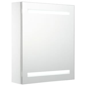 vidaXL LED Bathroom Mirror Cabinet 50x13.5x60 cm