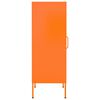 vidaXL Storage Cabinet Orange 42.5x35x101.5 cm Steel