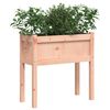 vidaXL Garden Planter with Legs 70x31x70 cm Solid Wood Douglas