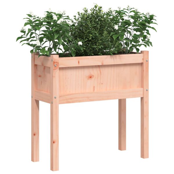 vidaXL Garden Planter with Legs 70x31x70 cm Solid Wood Douglas