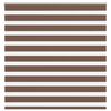 vidaXL Zebra Blind Brown 150x100 cm Fabric Width 145.9 cm Polyester