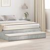 vidaXL Bed Drawers Concrete Grey 140 x 36.5 x 16.5 cm Engineered Wood