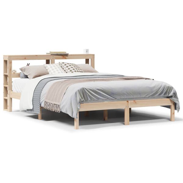 vidaXL Bed Frame without Mattress 160x200 cm Solid Wood Pine