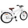 vidaXL Kids Bike 18'' for 5-7 Years Old White