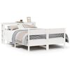 vidaXL Bed Frame without Mattress White 140x190 cm Solid Wood Pine