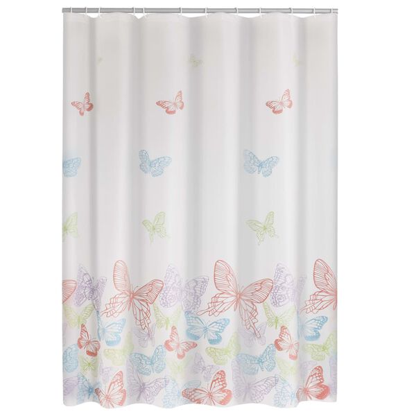 RIDDER Shower Curtain Vinyl Butterfly