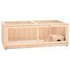 vidaXL Hamster Cage 104x52x38 cm Solid Wood Fir
