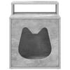 vidaXL Cat House Concerte 42.5 x 40 x 53.5 cm Engineered Wood