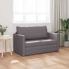 vidaXL Sofa Bed Grey 124 x 71 x 78 cm Velvet