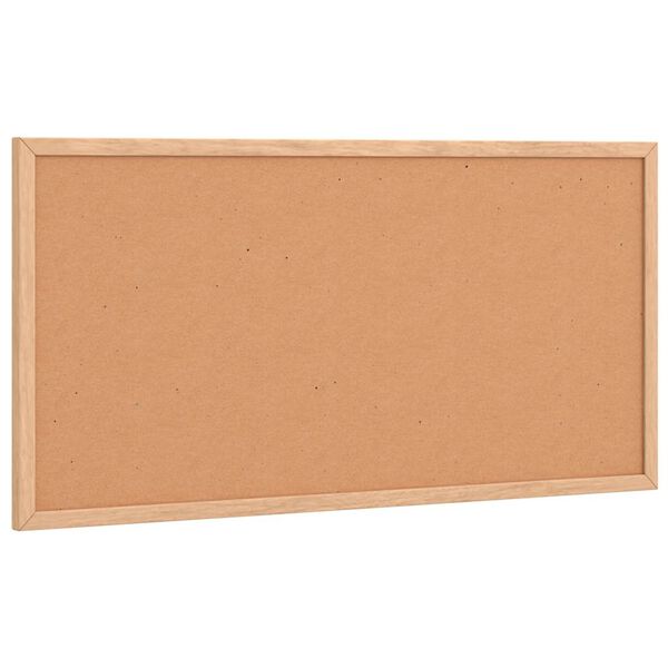 vidaXL Cork Board with Solid Pine Wood Frame 60x30 cm