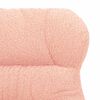vidaXL Armchair Pink 69 x 74 x 93 cm Sherpa Fabric
