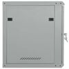 vidaXL Network Cabinet with Storage Grey 60 x 60 x 50 cm Steel