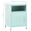 vidaXL Nightstand Mint 35x35x51 cm Steel