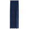 vidaXL Blackout Curtains 2 pcs Dark Blue 140 x 245 cm Velvet