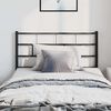 vidaXL Metal Headboard Black 100 cm