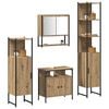 vidaXL Bathroom Furniture Set 4 pcs Artisan oak Engineered wood